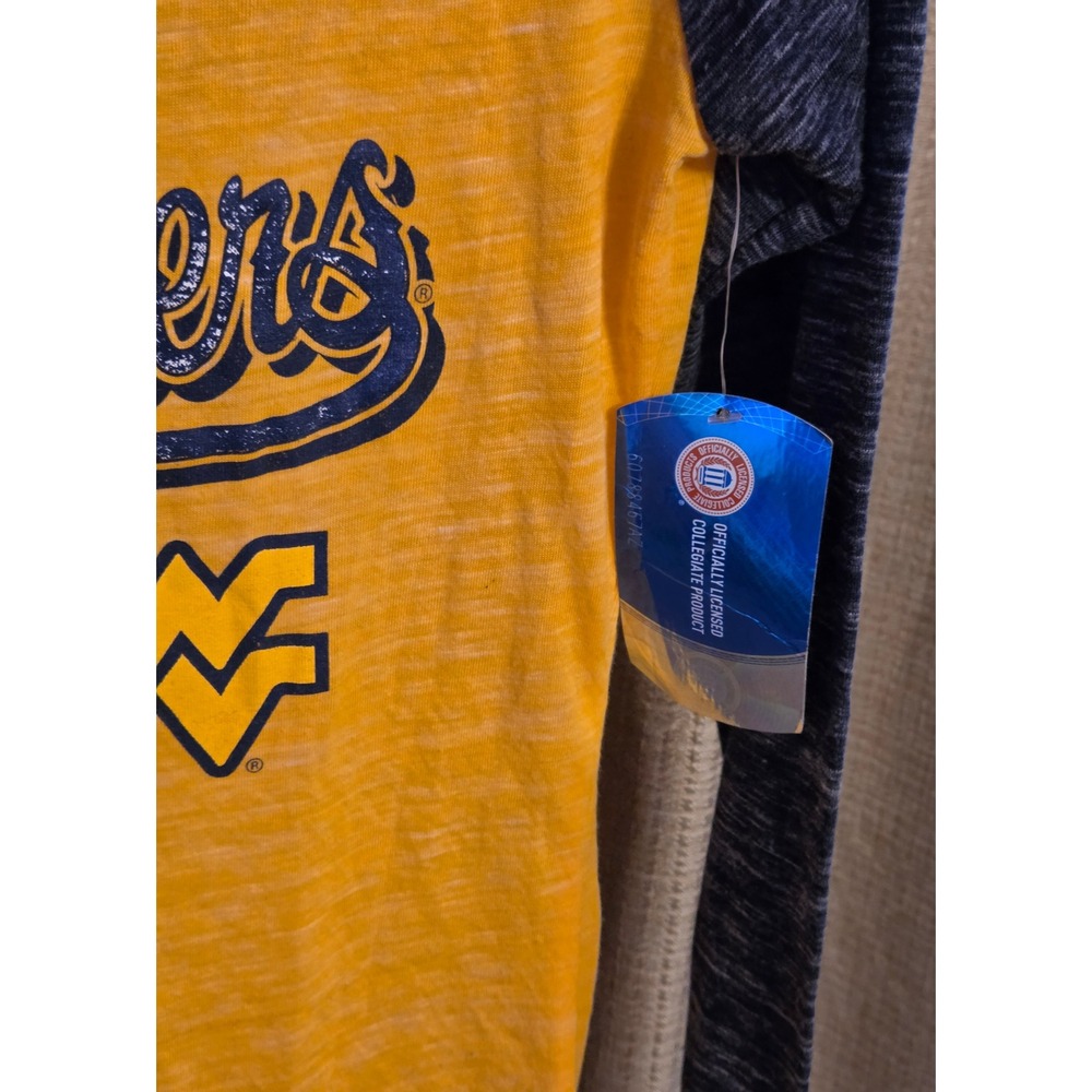 NWT Creative Apparel Long Sleeve‎ West Virginia Mountaineers T-Shirt Women's S - Picture 3 of 9